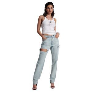 One Teaspoon x REVOLVE 1982s High Waist Balloon Denim Jeans - 27 - Kansas Blue